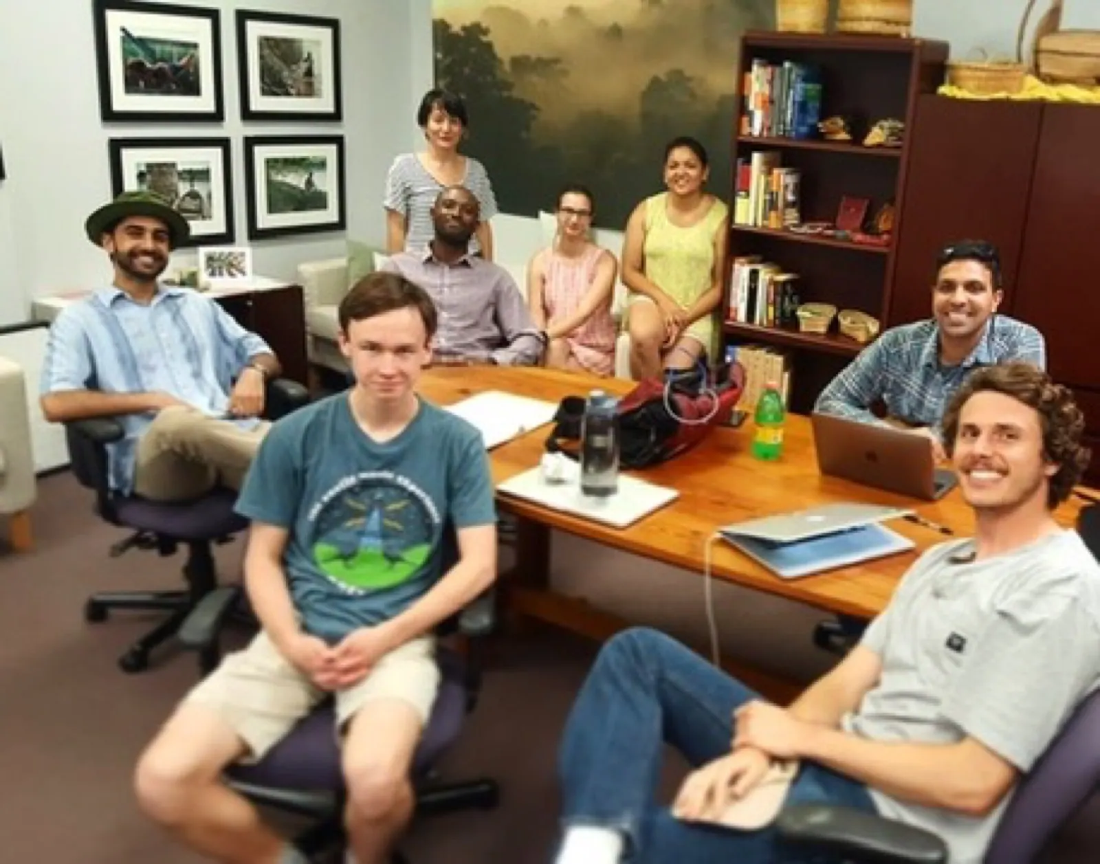 Rainforest Partnership office session.