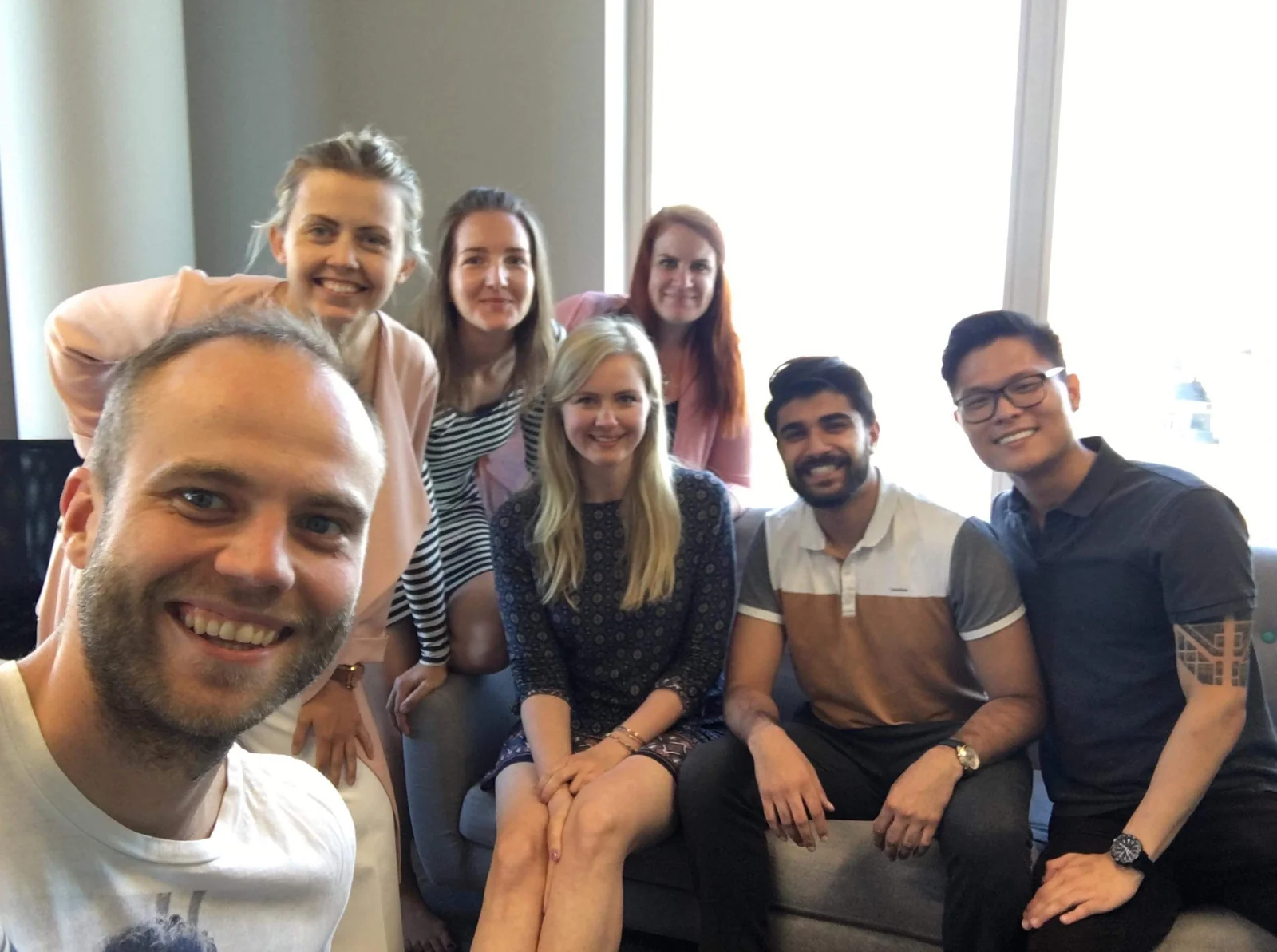 A group selfie with the European Innovation Academy staff.