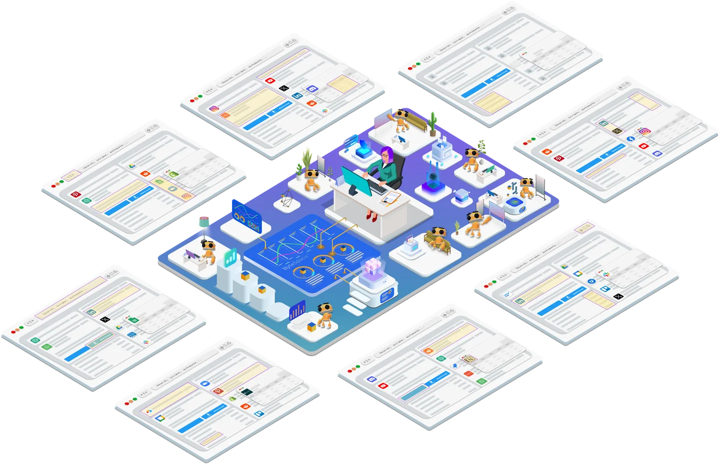Teams, spaces & browser work
