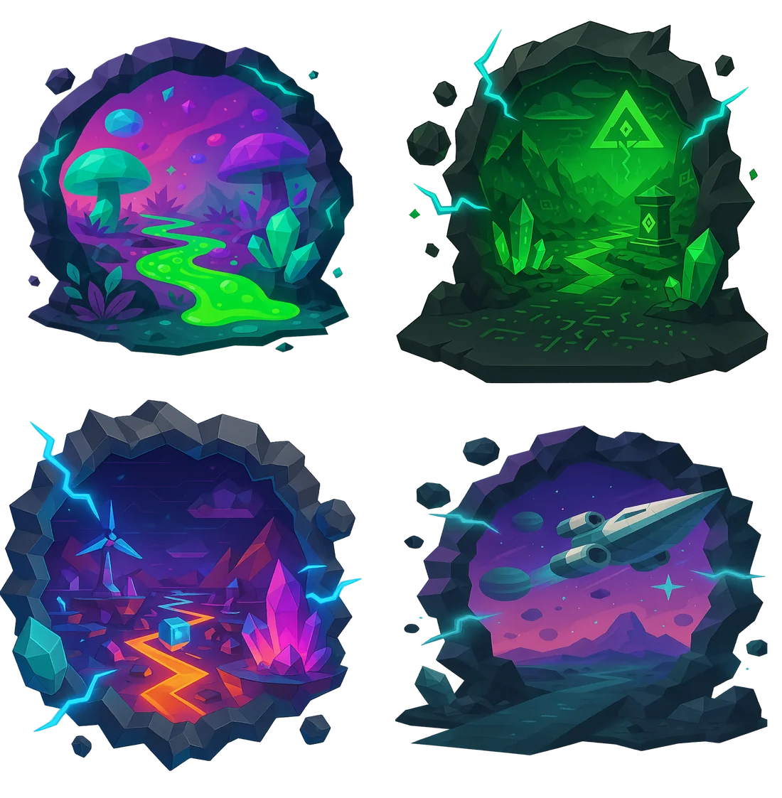 Environments & worlds